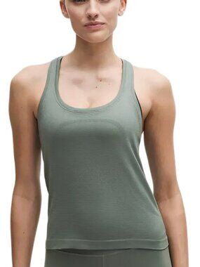 Lululemon Women's Run Swiftly Tech Racerback Tank - Lt Green - sz 6